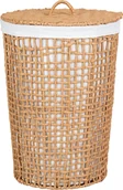 Kosze na bieliznę - Pomal kosz na pranie jasnobrązowy,biały. - miniaturka - grafika 1
