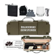 Zestawy upominkowe - PREZENT dla KOLEGI ŻOŁNIERZA na 18-99 urodziny Skrzynka na alkohol + akcesoria - miniaturka - grafika 1