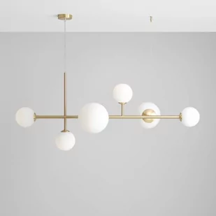 Aldex Dione lampa wisząca 6-punktowa mosiądz 1092K40 - Lampy sufitowe - miniaturka - grafika 1