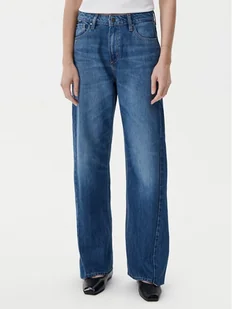 BOSS Jeansy Crossroad Super 50542511 Niebieski Wide Leg - Spodnie damskie - miniaturka - grafika 1