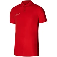 Koszulki męskie - Koszulka męska Nike DF Academy 23 SS Polo czerwona DR1346 657 S - miniaturka - grafika 1