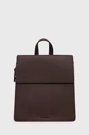 Plecaki - Trussardi plecak damski kolor brązowy mały gładki - miniaturka - grafika 1