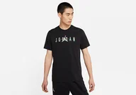 Koszulki męskie - Nike Air Jordan Sport Dna Crew Tee Black - miniaturka - grafika 1