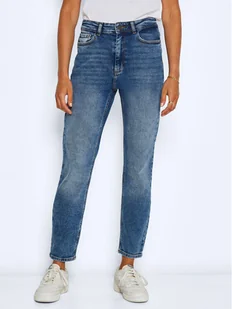 Noisy May Jeansy Moni 27022745 Niebieski Straight Fit - Spodnie damskie - miniaturka - grafika 1