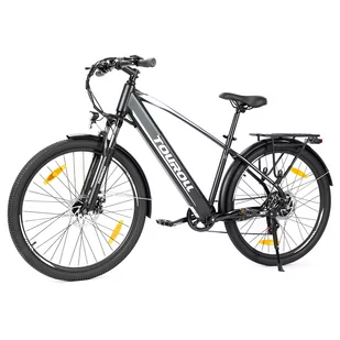 Rower trekkingowy Touroll J1 z silnikiem 250W, kołami 27,5 cali, baterią 561,6Wh, zasięgiem 100km - Rowery - miniaturka - grafika 3