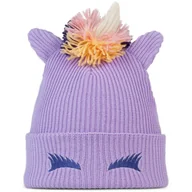Czapki dla dzieci - Czapka dziecięca Buff Knitted Beanie Fun Unicorn Grape Ice Jednorożec - miniaturka - grafika 1