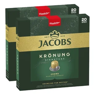 ZESTAW - Kapsułki do Nespresso Jacobs Kronung Signature 40 szt. - Kawa w kapsułkach i saszetkach - miniaturka - grafika 1
