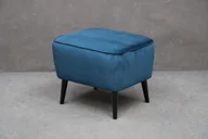 Pufy i podnóżki - Pufa Moli Tapicerowana Niebieska 57X47X45 Cm B 6316 - miniaturka - grafika 1