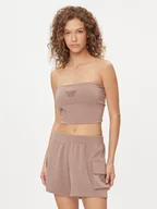 Koszulki i topy damskie - Reebok Top Archive Essentials IL6290 Beżowy Fitted Fit - miniaturka - grafika 1