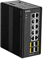 Switche - D-Link 14 Port L2 Managed Switch with 10 x 10/100/1000BaseT 8 PoE & 4 X SFP - miniaturka - grafika 1