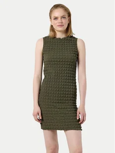 Noisy May Sukienka codzienna Zahara 27029921 Zielony Slim Fit - Sukienki - miniaturka - grafika 1