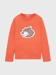 Tom Tailor Bluzka 1033835 Pomarańczowy Regular Fit - Bluzki damskie - miniaturka - grafika 1