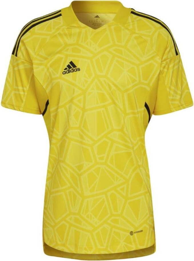 Koszulka męska adidas Condivo 22 Goalkeeper Jersey Short Sleeve żółta HF0138 - S