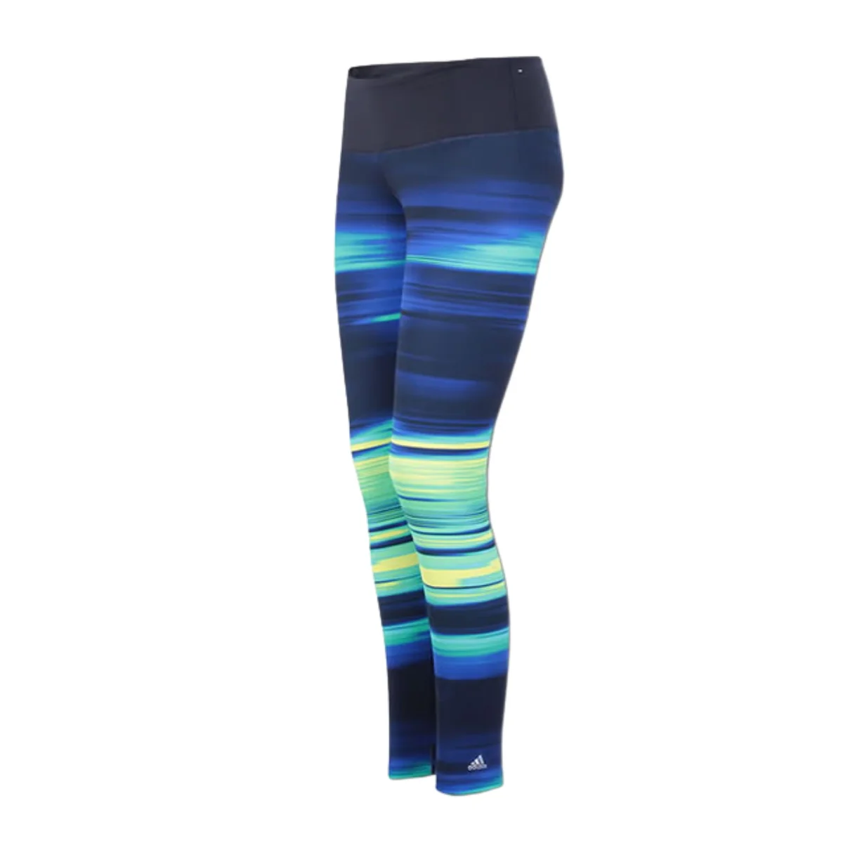 Damskie Legginsy Treningowe Niebieskie Adidas High Rise Illu Tight Xxs