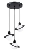 Lampy stojące - Czarna potrójna lampa wisząca nad stół - 3X A605 C6-W14 - miniaturka - grafika 1