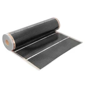 Ogrzewanie podłogowe - Folia grzewcza pod panele MISSION AIR MAL-160 W/m2 Black Silver 12m2 (12m x 100cm) + regulator Taurus Biały - miniaturka - grafika 1