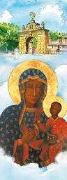 Baner religijny Matka Boża Częstochowska - 75x200 cm - Ikony i obrazy sakralne Baner religijny Matka Boża Częstochowska - 75x200 cm - Ikony i obrazy sakralne - miniaturka - grafika 1