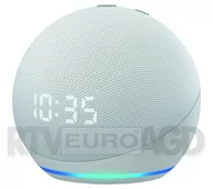 Systemy inteligentnych domów - Amazon Echo Dot 4 z zegarem (glacier white) - Kup na Raty - RRSO 0% - miniaturka - grafika 1