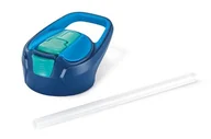 Butelki dla niemowląt - MAPED Picnik - Niebieska wymienna nasadka do plastikowej butelki ze słomką - kompatybilna 580ml i 430ml - miniaturka - grafika 1