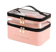 Kosmetyczki, organizery i kuferki - Kosmetyczka rozkładana 2 poziomowa KS92WZ4 - miniaturka - grafika 1