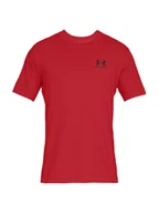 Koszulki sportowe męskie - Under Armour Koszulka sportowa w kolorze czerwonym - miniaturka - grafika 1