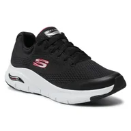 Sneakersy damskie - SKECHERS Sneakersy Arch Fit 232040/BKRD Black/Red - miniaturka - grafika 1