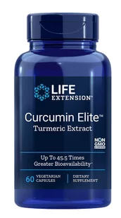 Life Extension Curcumin Elite ™ Turmeric Extract - ekstrakt z kurkumy, 60 kapsułek - Suplementy naturalne - miniaturka - grafika 1