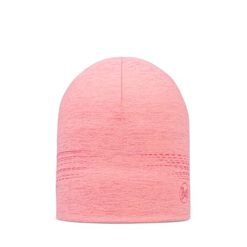Buff DryFlx czapka dla dorosłych dla mężczyzn, kobiet, szybkoschnąca, elastyczna, odblaskowa, nocna, błyszcząca, widoczna, bieganie, odprowadzanie wilgoci, jeden rozmiar, różowy
