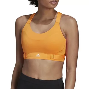 Biustonosz sportowy adidas Fastimpact Luxe Run High-Support HC5439 - pomarańczowy - Adidas - Bielizna sportowa damska - miniaturka - grafika 1