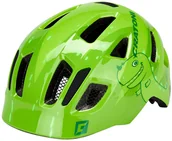Kaski rowerowe - Cratoni Maxster Kask Dzieci, dino/green gloss XS/S | 46-51cm 2020 Kaski dla dzieci 2015066400 - miniaturka - grafika 1