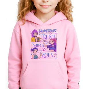 Bluza Dziecięca Różowa Z Kapturem KPOPOWE ŁOWCZYNIE Bajka Wzory Rozm 152 cm - Bluzy dla dziewczynek Bluza Dziecięca Różowa Z Kapturem KPOPOWE ŁOWCZYNIE Bajka Wzory Rozm 152 cm - Bluzy dla dziewczynek - miniaturka - grafika 1