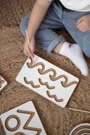 Zabawki sensoryczne - Tabliczka Grafomotoryczna WAVE - miniaturka - grafika 1