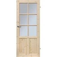 Drzwi wewnętrzne - Skrzydło wewnętrzne CZAPLA FOG 6S 80P sosna pokojowe RADEX - miniaturka - grafika 1