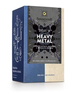 Sonnentor - Happiness is® Heavy Metal, herbata w torebkach, organiczna, 18 szt. - Herbata - miniaturka - grafika 1