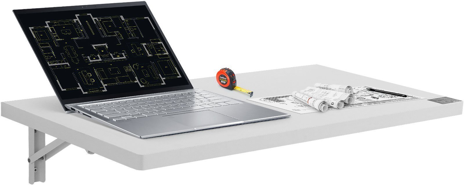 VEVOR Biurko składane wiszące 80 x 60 cm