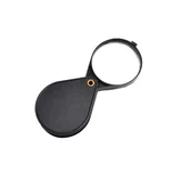 Mikroskopy i lupy - LUPA Kieszonkowa Składana do czytania Etui 60mm - miniaturka - grafika 1