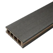 Podesty i deski tarasowe - Deska Tarasowa Kompozytowa Bergdeck Czarny - miniaturka - grafika 1