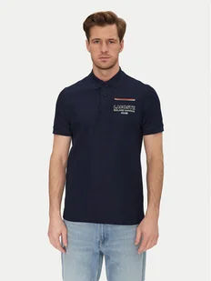 Lacoste Polo PH8742 Granatowy Regular Fit - Koszulki męskie - miniaturka - grafika 1