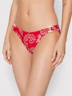 Stroje kąpielowe - Seafolly Dół od bikini Folklore 40667-933 Czerwony - miniaturka - grafika 1