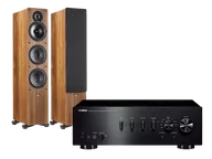 Zestawy stereo - Yamaha A-S701 (czarny) + Tesi 661 (orzech) - miniaturka - grafika 1