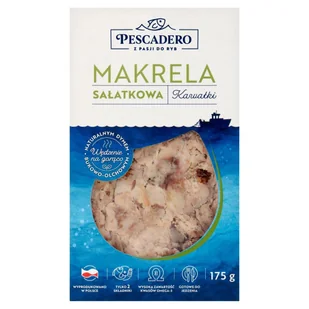 Pescadero Makrela sałatkowa kawałki 175 g - Ryby wędzone - miniaturka - grafika 1