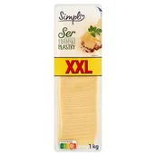 Sery - Simpl XXL Ser edamski plastry 1 kg - miniaturka - grafika 1