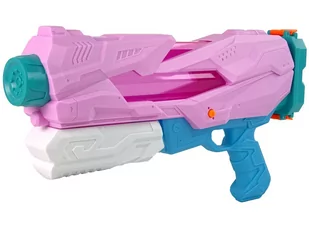Pistolet Na Wodę 800 ml Różowy Zasięg 8 m - Bańki mydlane - miniaturka - grafika 3