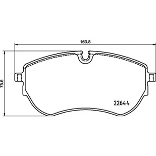 Klocki hamulcowe - komplet BREMBO P 85 173 - Klocki hamulcowe - miniaturka - grafika 1