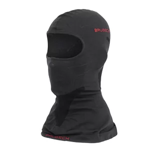 Brubeck - Kominiarka termoaktywna Merino Wool - Czarna - KM10370 - Bielizna sportowa męska - miniaturka - grafika 1
