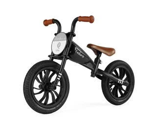Qplay Rowerek Biegowy Feduro Black - Rowerki biegowe - miniaturka - grafika 1