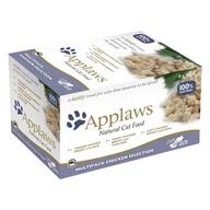 Mokra karma dla kotów - Applaws Zestaw próbny Cat Pot, 8 x 60g - Wariacje drobiowe - miniaturka - grafika 1