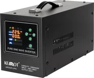 Zasilacze awaryjne UPS - Zasilacz awaryjny KEMOT PROsinus-1500/24-LFP4 przetwornica z czystym przebiegiem sinusoidalnym i funkcją ładowania 24V 230V 1500 URZ3427-LFP4 - miniaturka - grafika 1