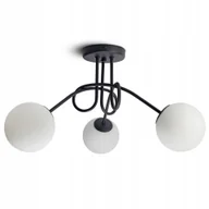 Lampy sufitowe - Lampa Sufitowa Żyrandol Plafon Full Globe Glass 561-PE3 G9 Białe kule Led - miniaturka - grafika 1