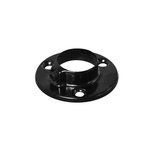 Końcówka mocująca do drążka do szafy Tris Black śr. 25 mm Q25 czarny - Meble modułowe i akcesoria - miniaturka - grafika 1